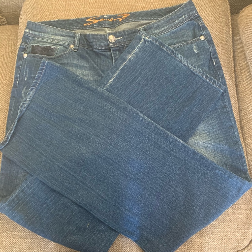 EUC  Seven 7 jeans - size 18 - has sequins